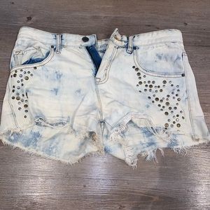 BDG Urban Outfitters Jean Shorts Studded Metal